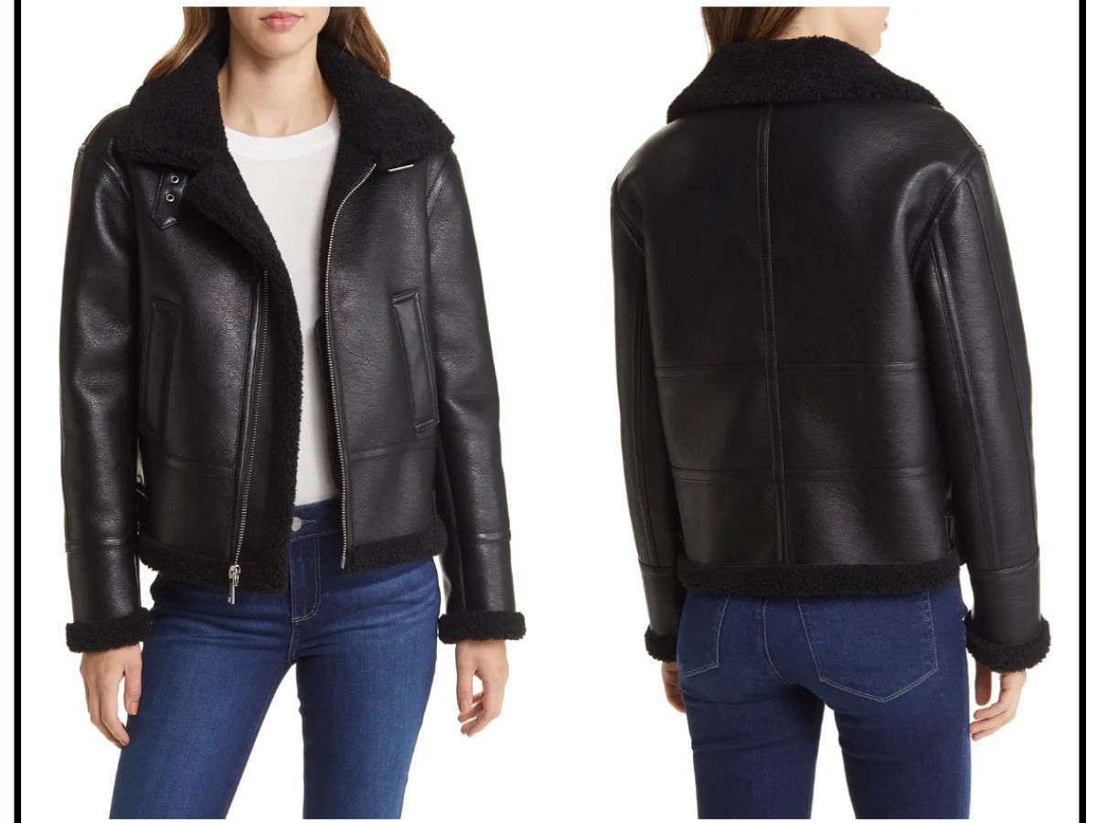 Michael Kors Faux Shearling Jacket (Image via Sportskeeda)