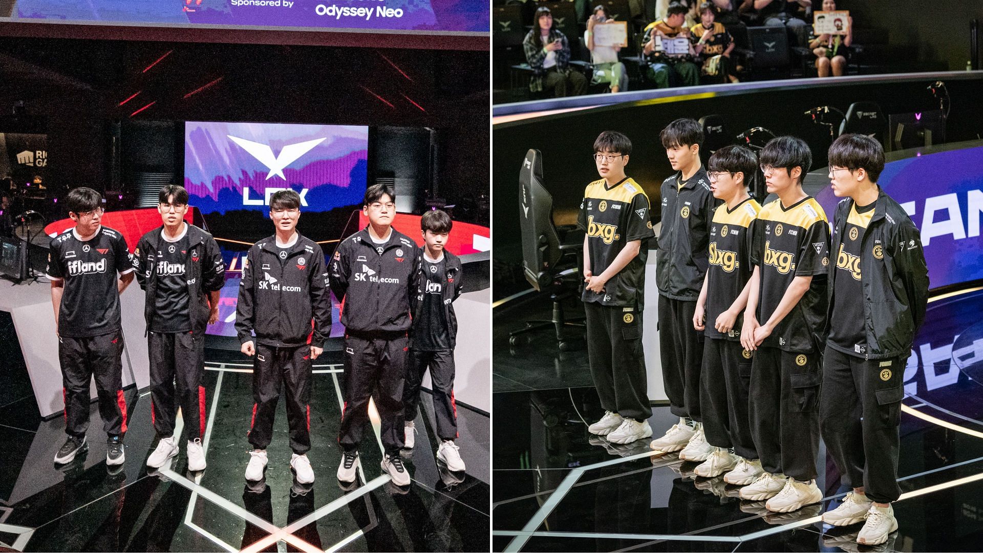 The LCK 2023 Summer Split Group Stage will feature T1 vs Liiv SANDBOX (Image via LoL Esports)
