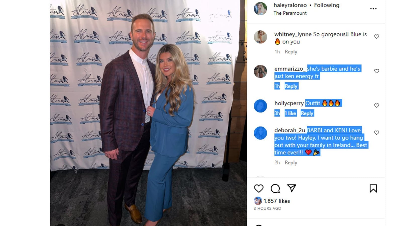 Pete Alonso: Pete Alonso and his wife Haley set fundraiser alight with ...