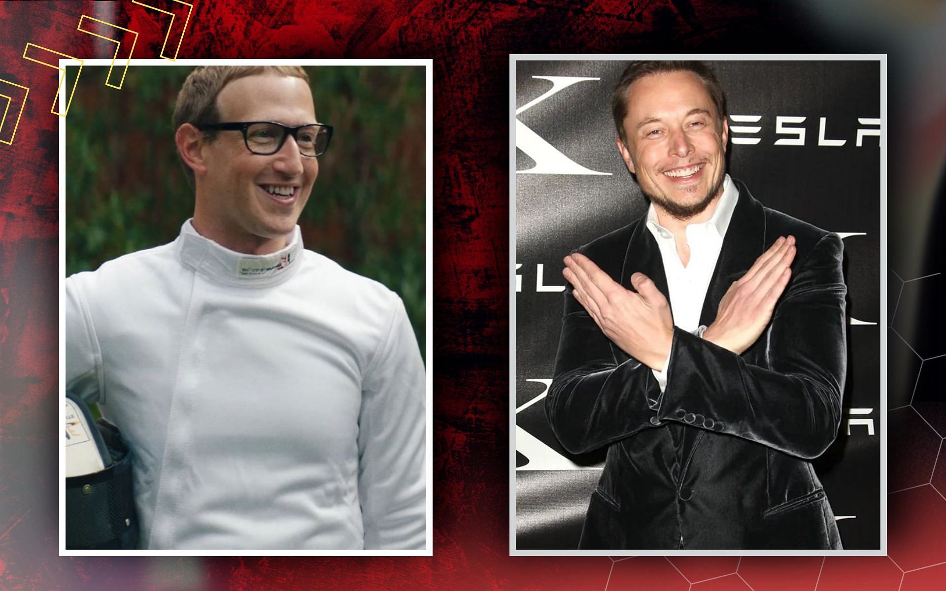 Elon Musk vs Mark Zuckerberg. [Image credits: @zuck and @elonmusk on Instagram]