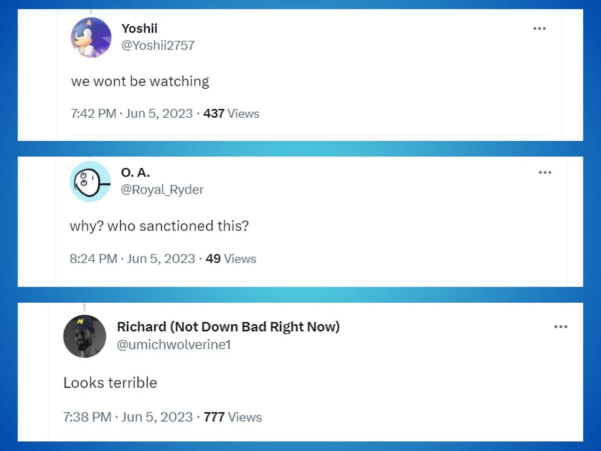 Stills of viewers&#039; reactions to the new teaser for Bird Box Barcelona (Images Via Twitter)