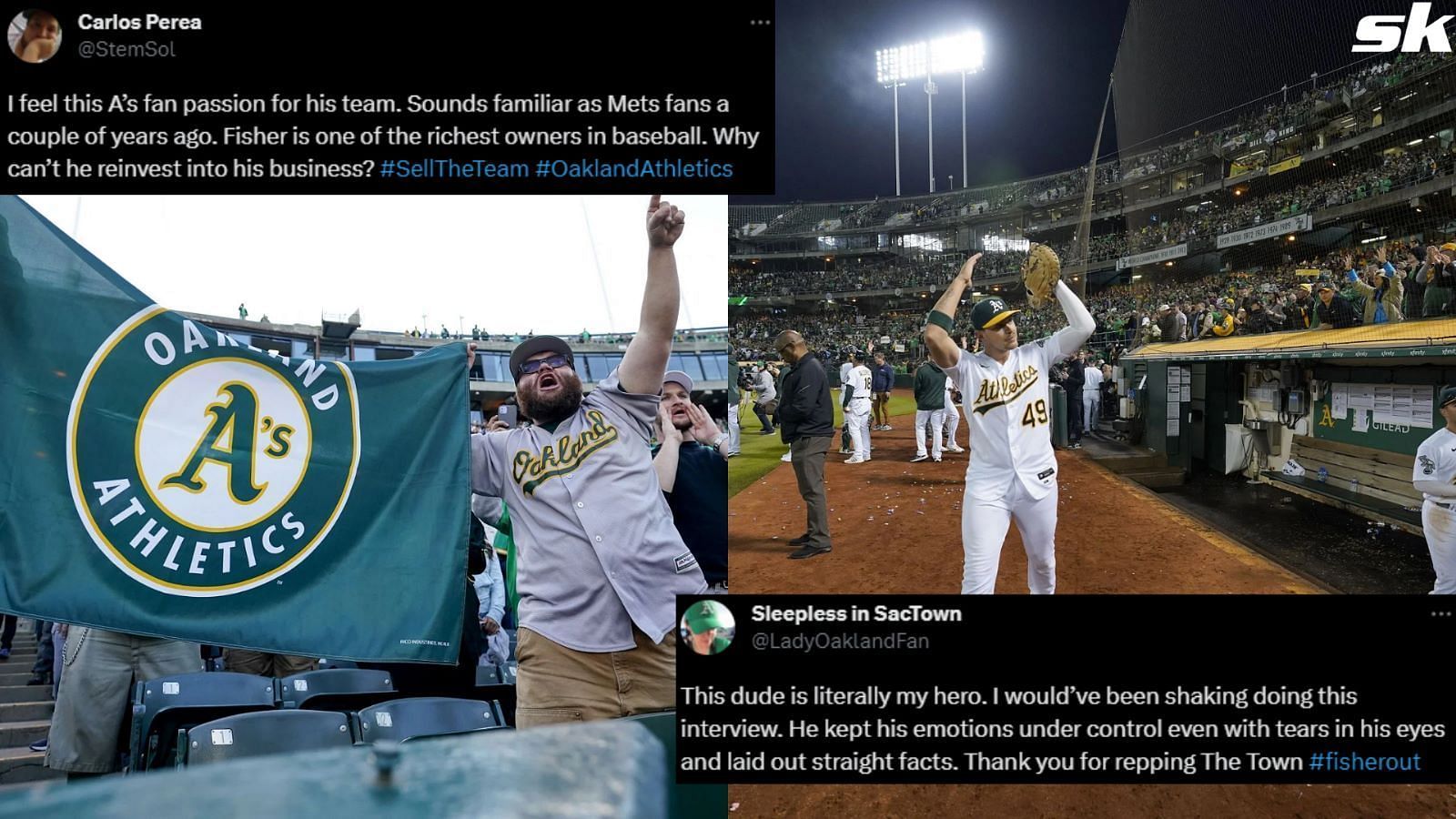 Sell the team': The wild A's fan 'reverse boycott' in photos