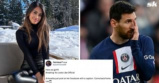 "The blue badge confused me" - Barcelona fans fall for fake post from Antonela Roccuzzo that seemingly confirmed PSG superstar Lionel Messi's return