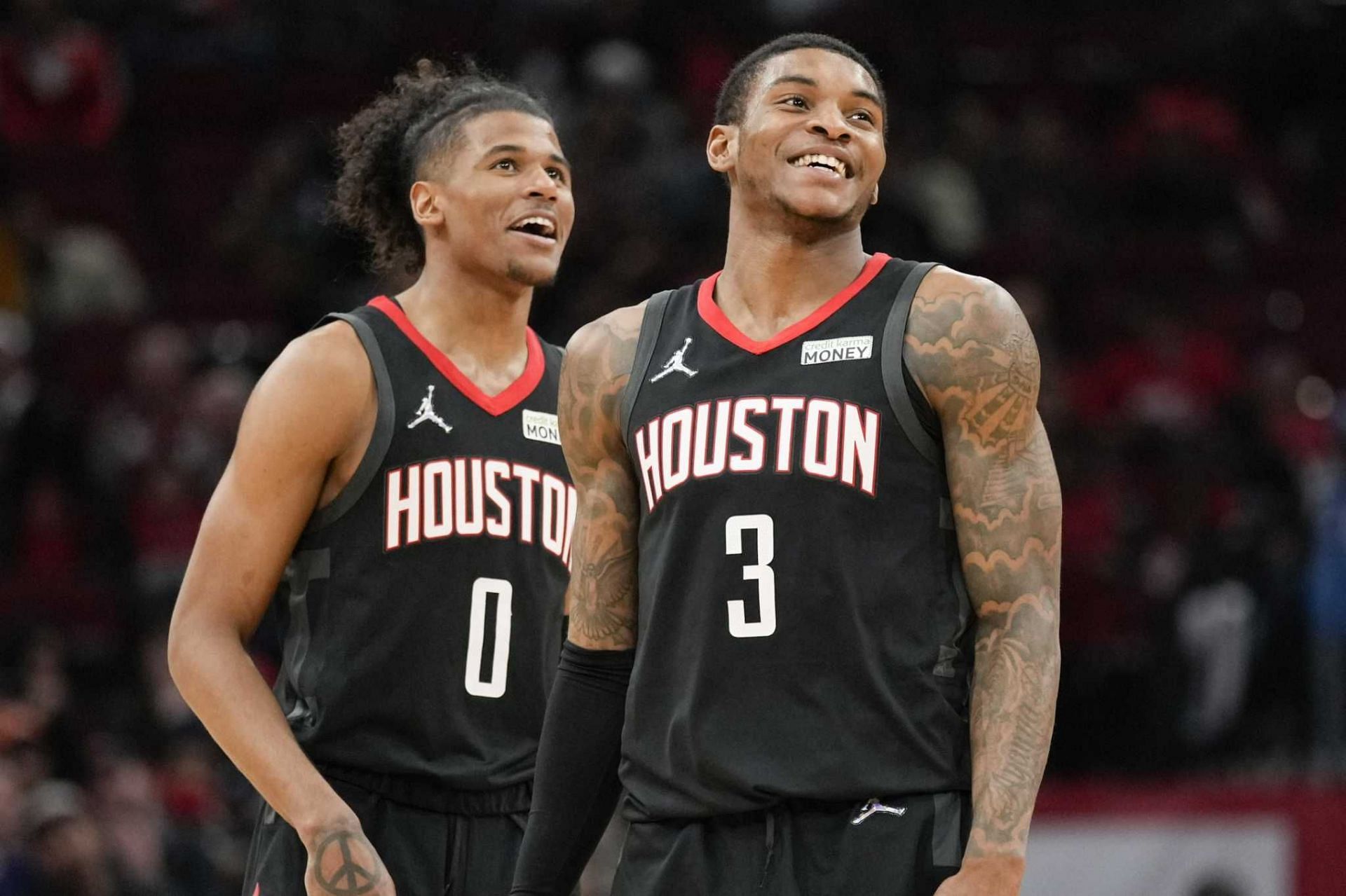 Houston Rockets guards Jalen Green and Kevin Porter Jr.