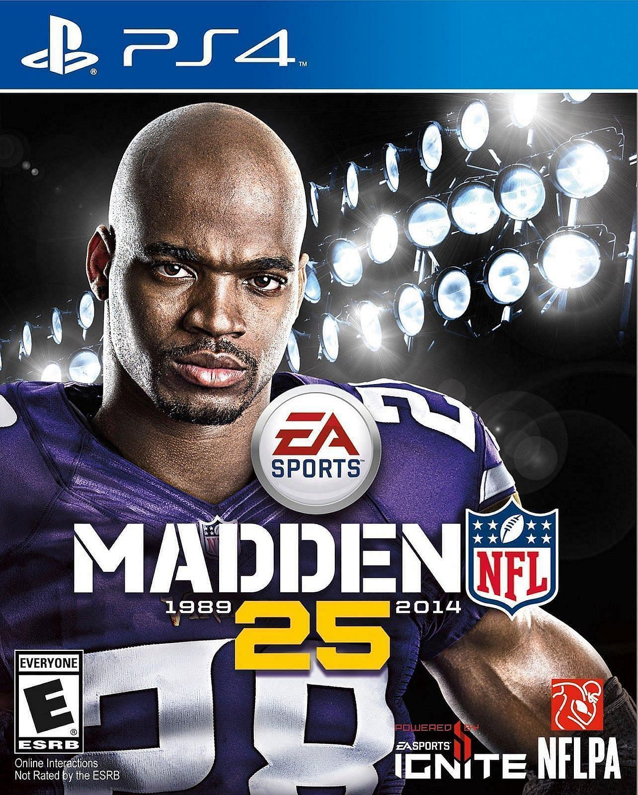 Adrian Peterson: Vikings star makes Madden cover for PS4, Xbox One