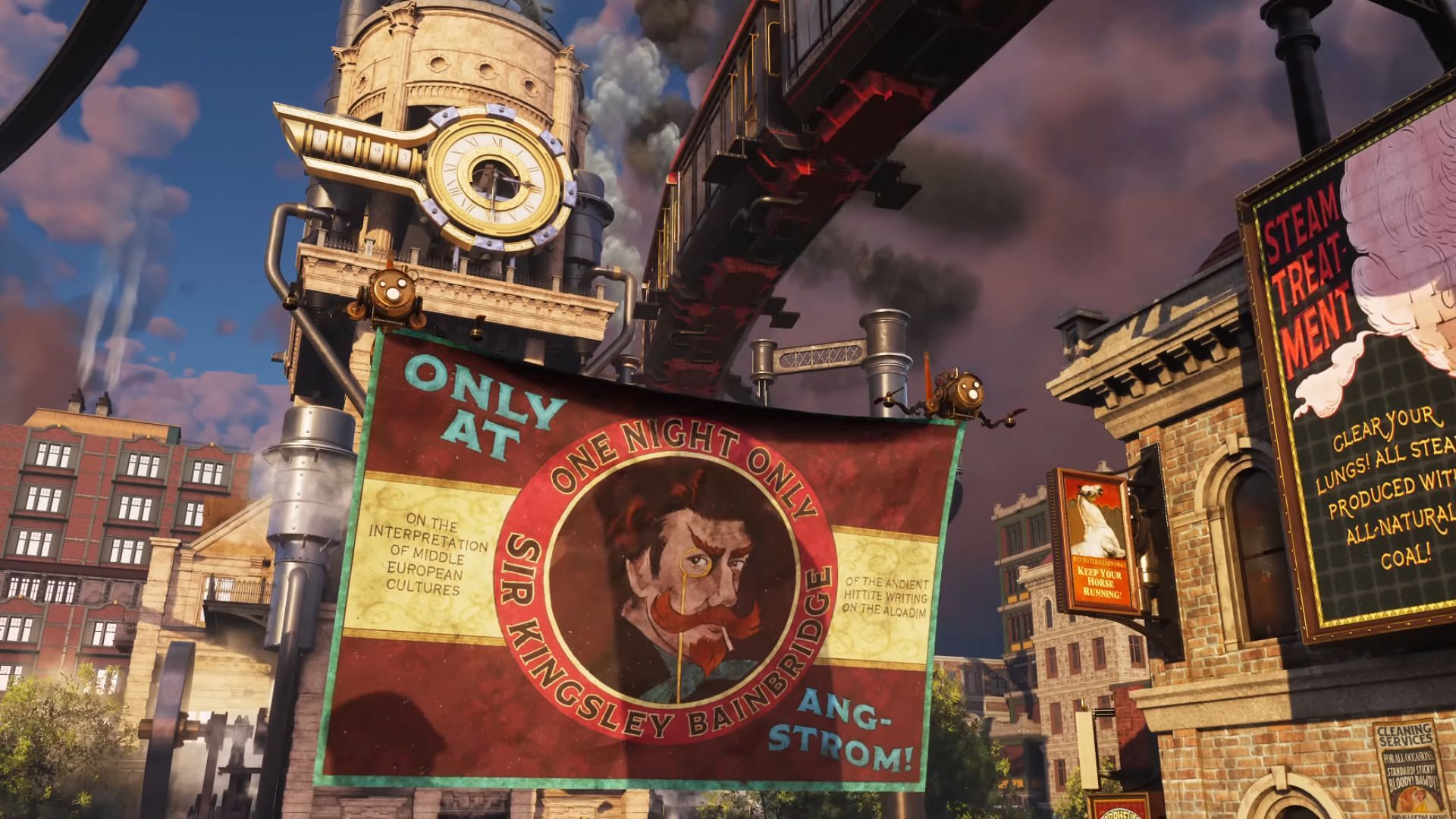 Semelhanças entre Clockwork Revolution e BioShock Infinite são