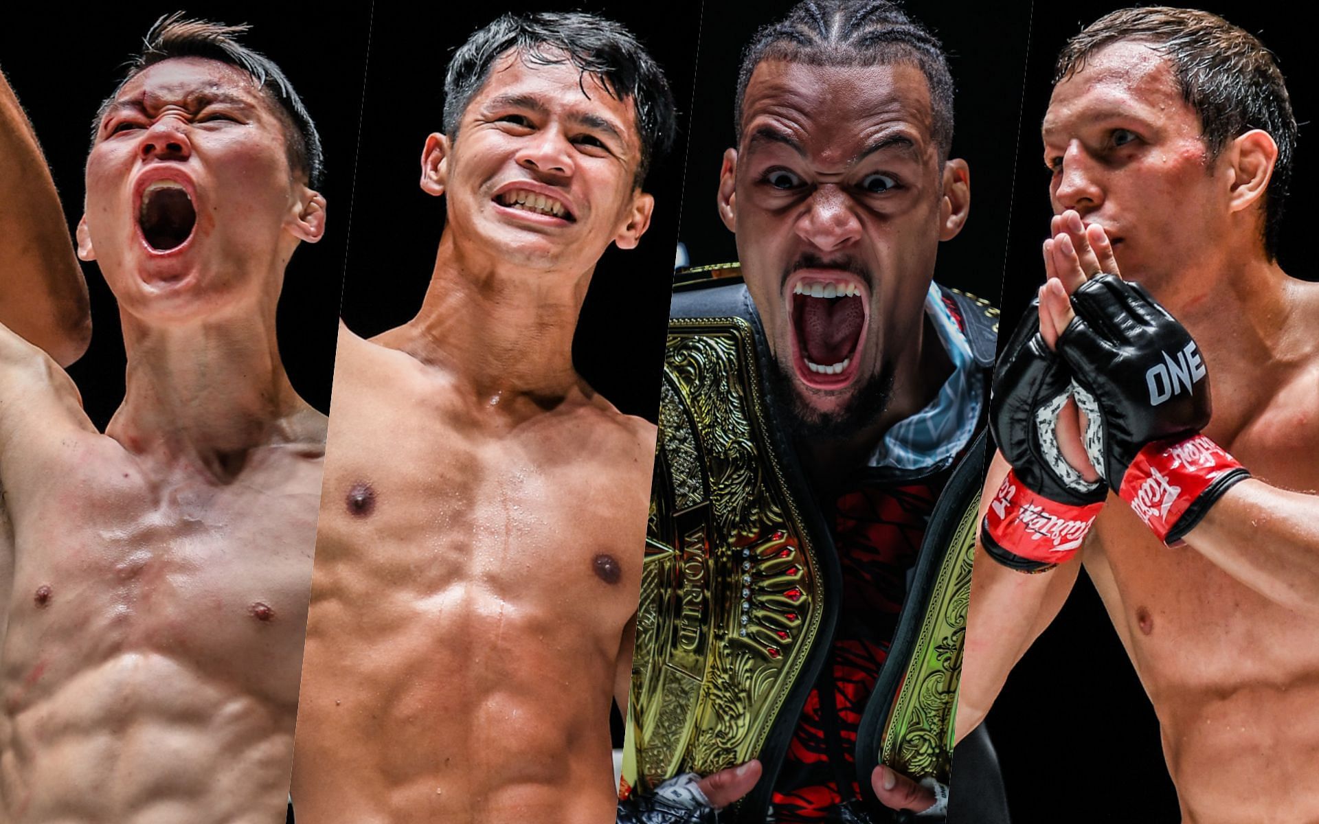 From left to right: Kwon Won Il, Superbon, Regian Eersel, Ilya Freymanov | Photo by ONE Championship