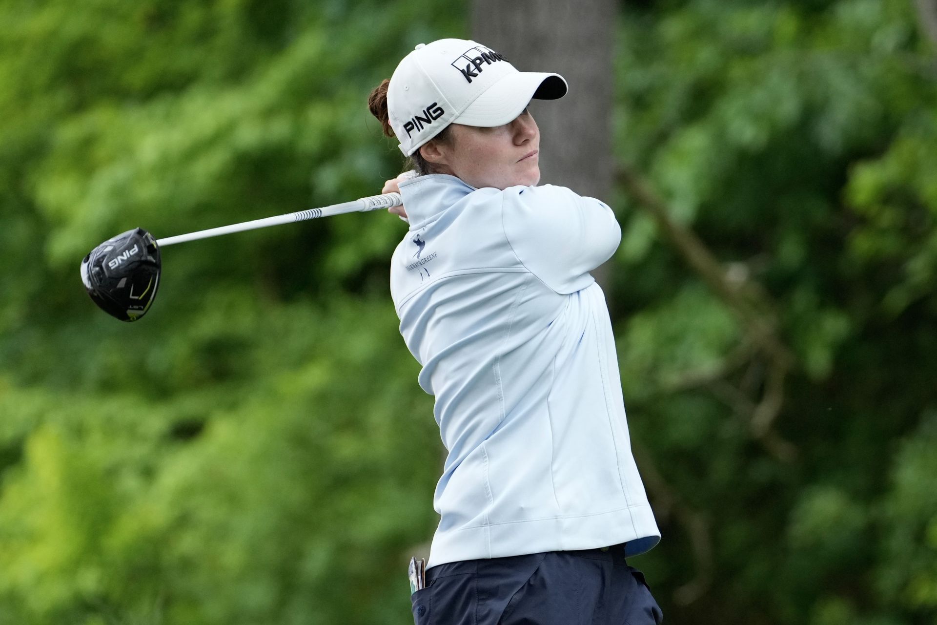 Leona Maguire during the Meijer LPGA Classic - Round One