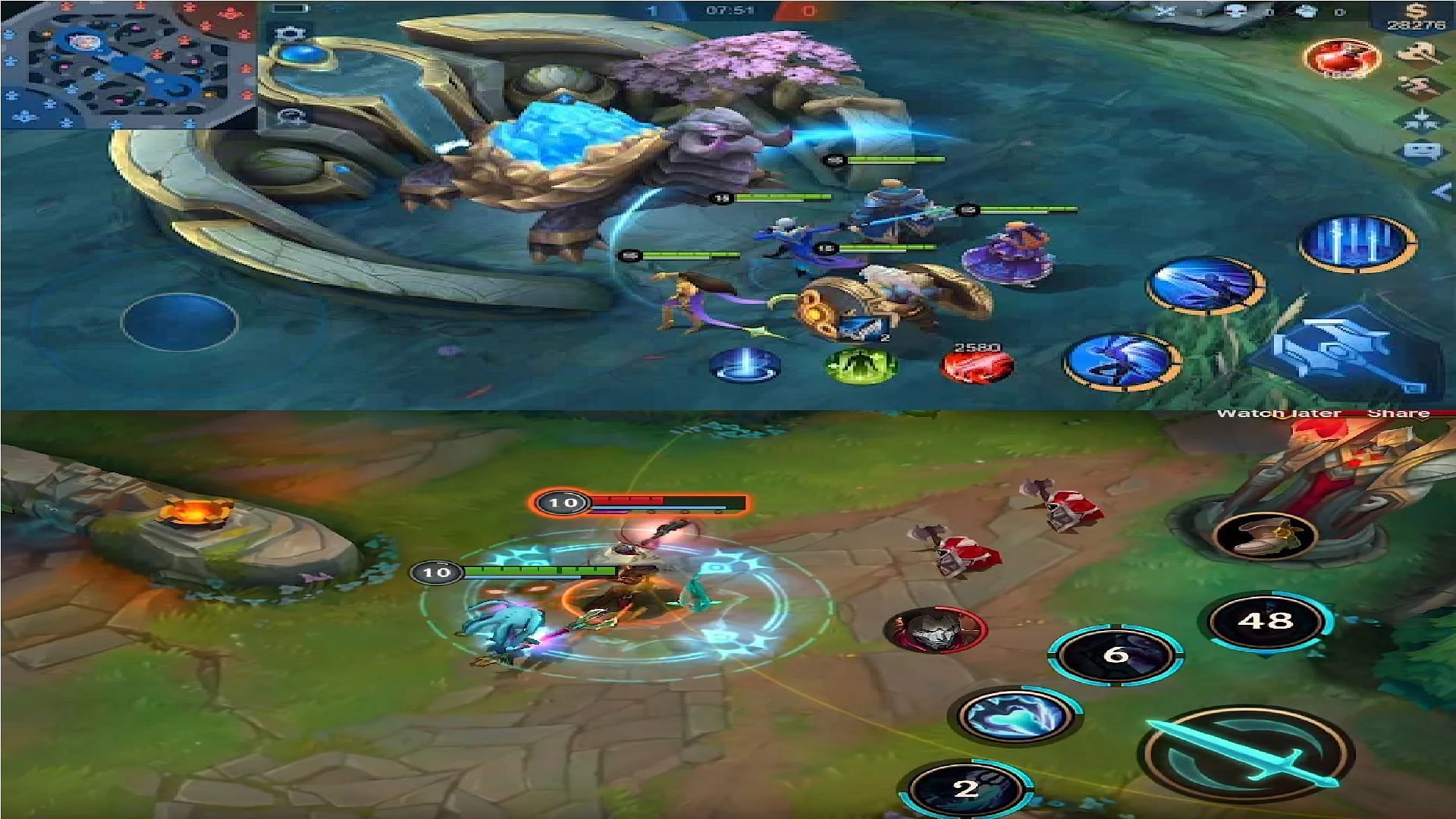 Comparison of League of Legends vs Mobile Legends