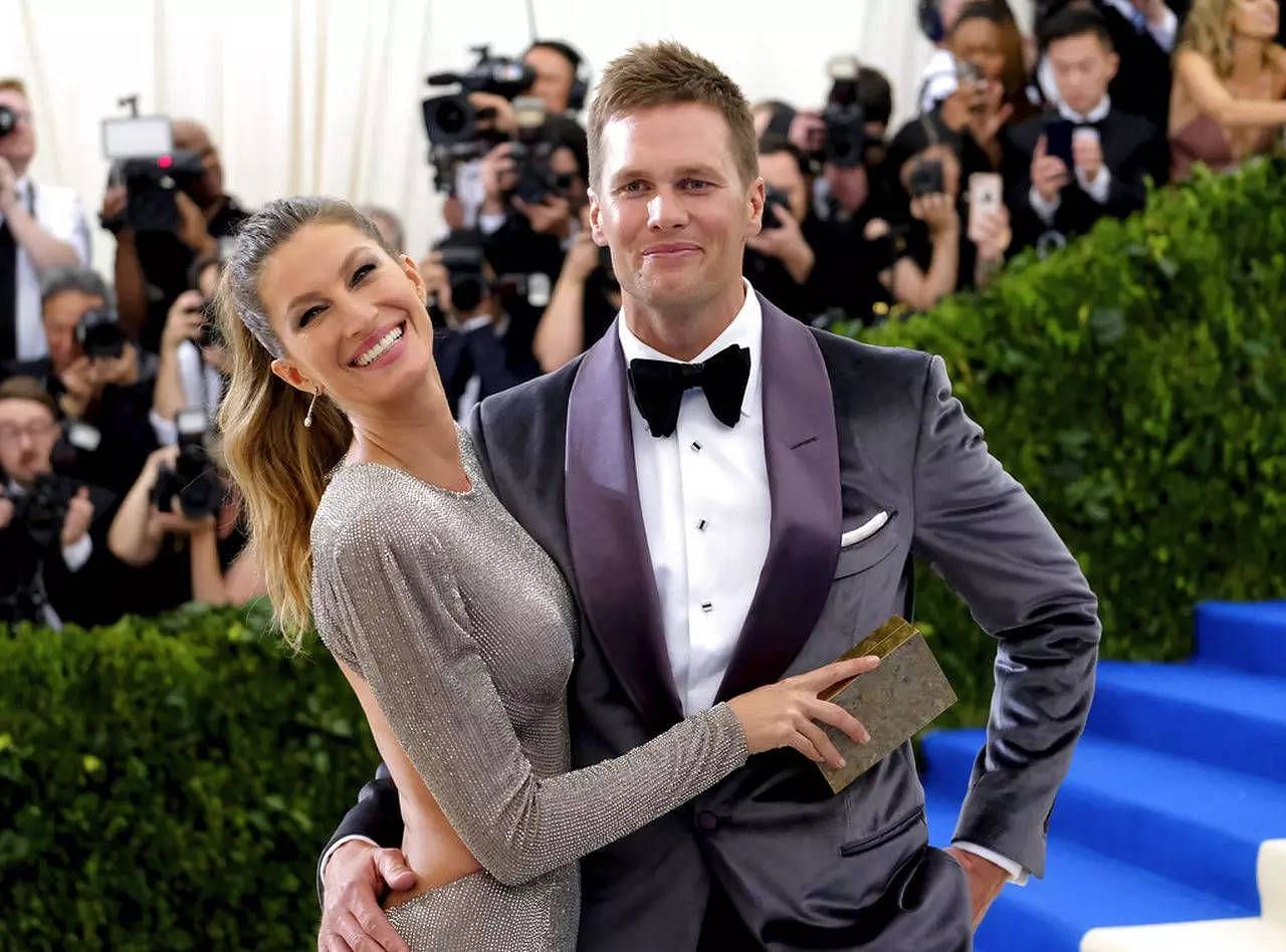 Gisele Bundchen, left, and Tom Brady