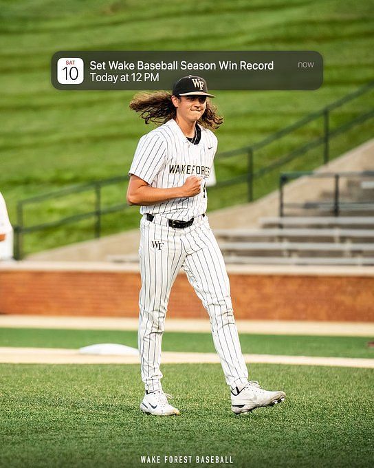 Wake Forest Baseball: Program Record 10 from Wake Forest Baseball Selected  in 2023 MLB Draft