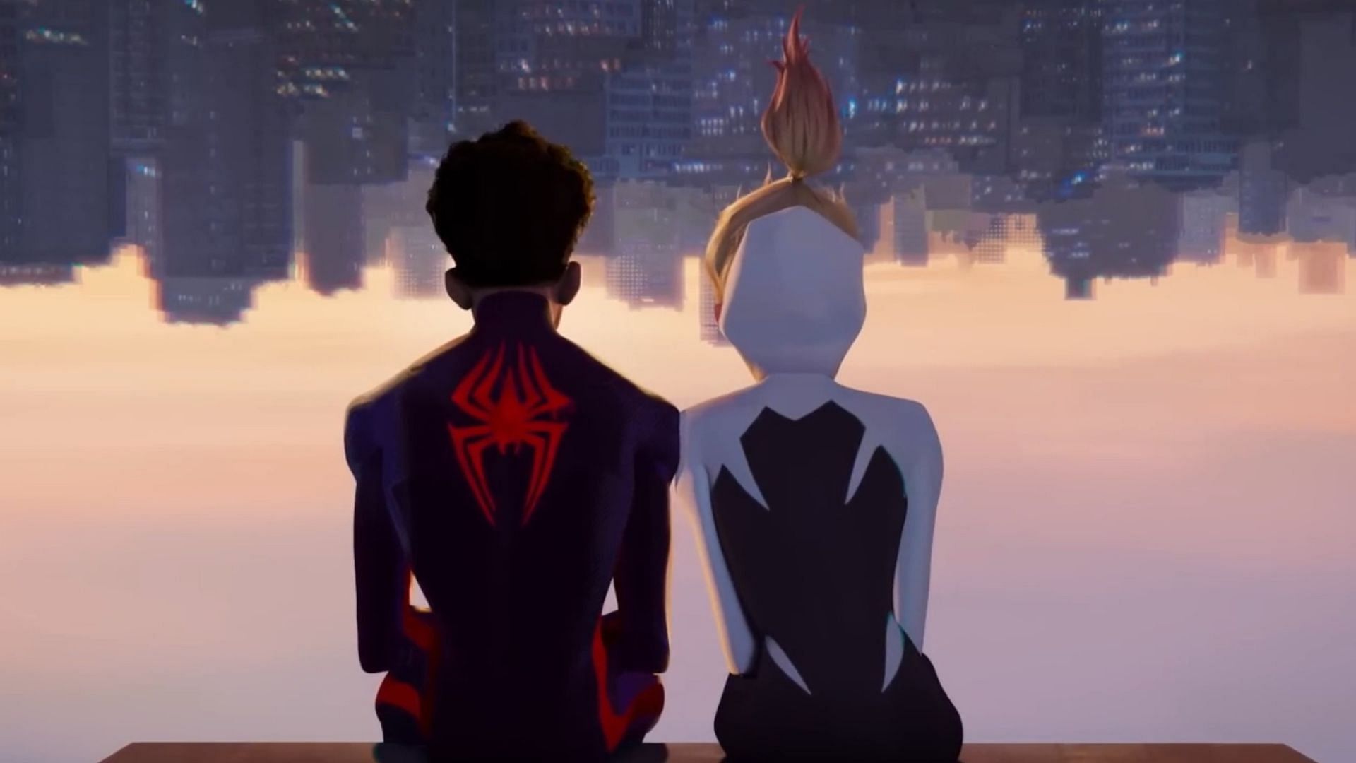 Miles Morales and Gwen Stacy as seen in the official trailer for Spider-Man: Across the Spider-Verse (Image via Sony)