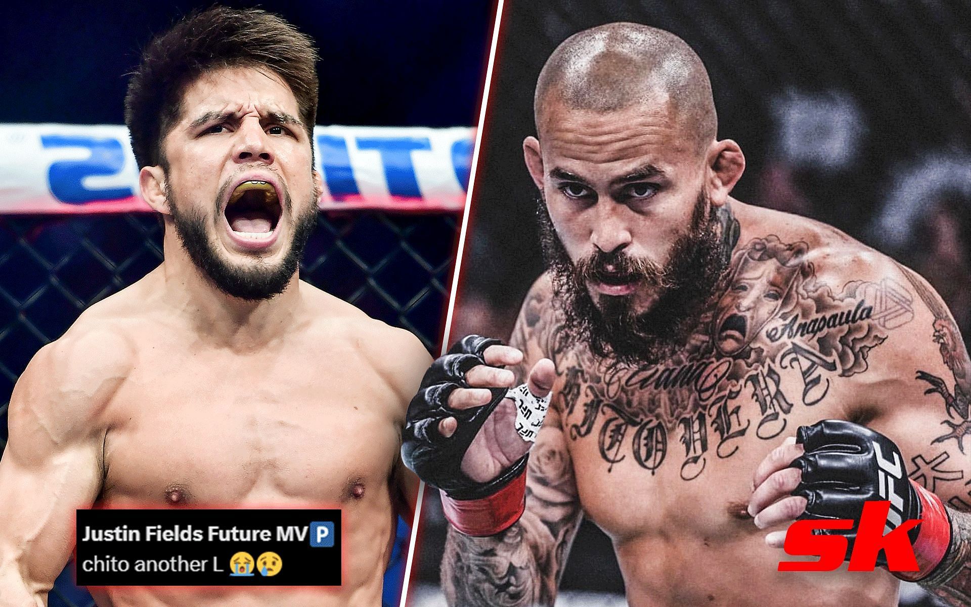 Henry Cejudo (left) and Marlon Vera (right) [Image credits: Getty Images and @chitoveraufc on Instgram] 