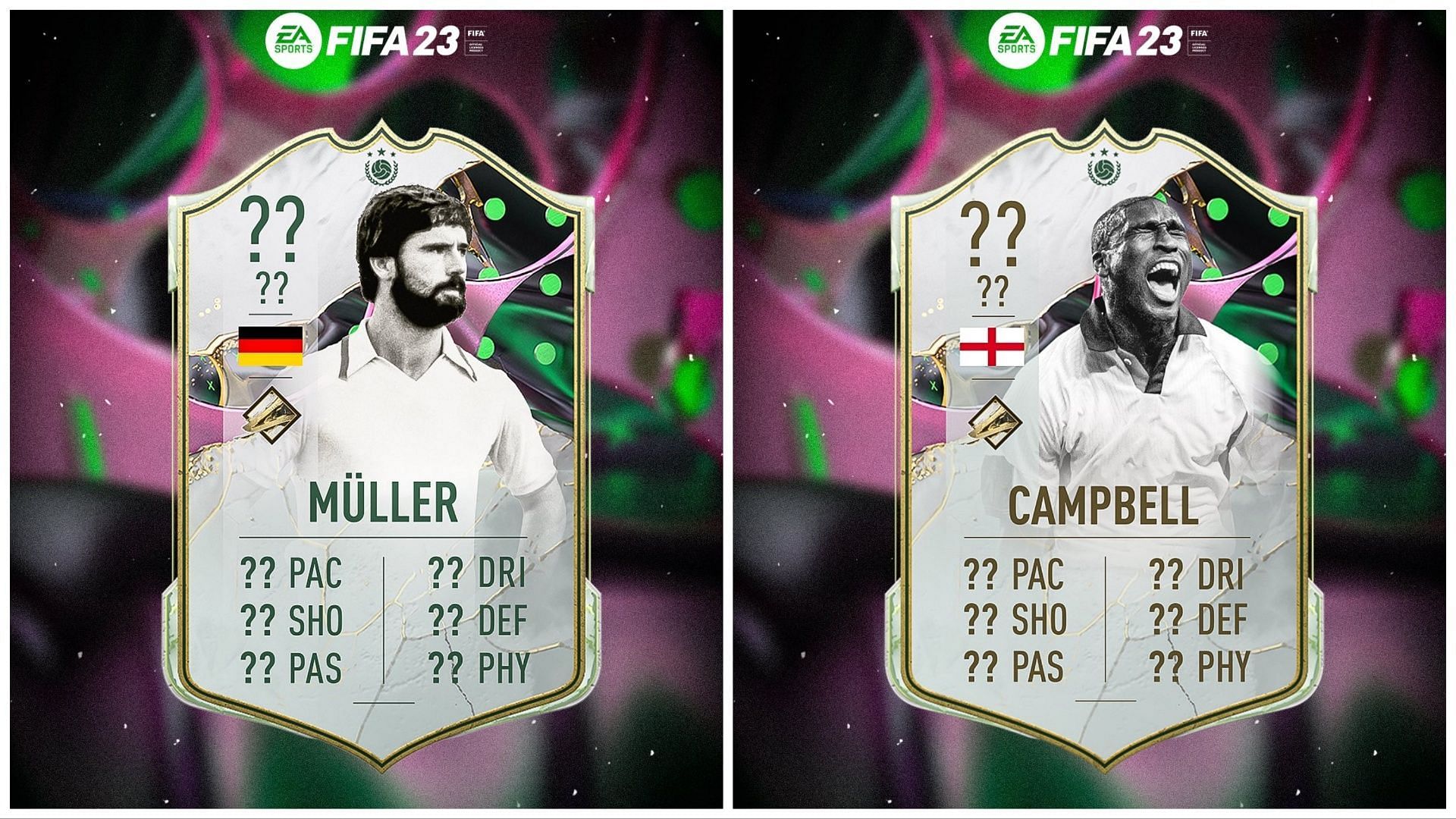 Shapeshifters Muller and Campbell have been leaked (Images via Twitter/FUT Sheriff)