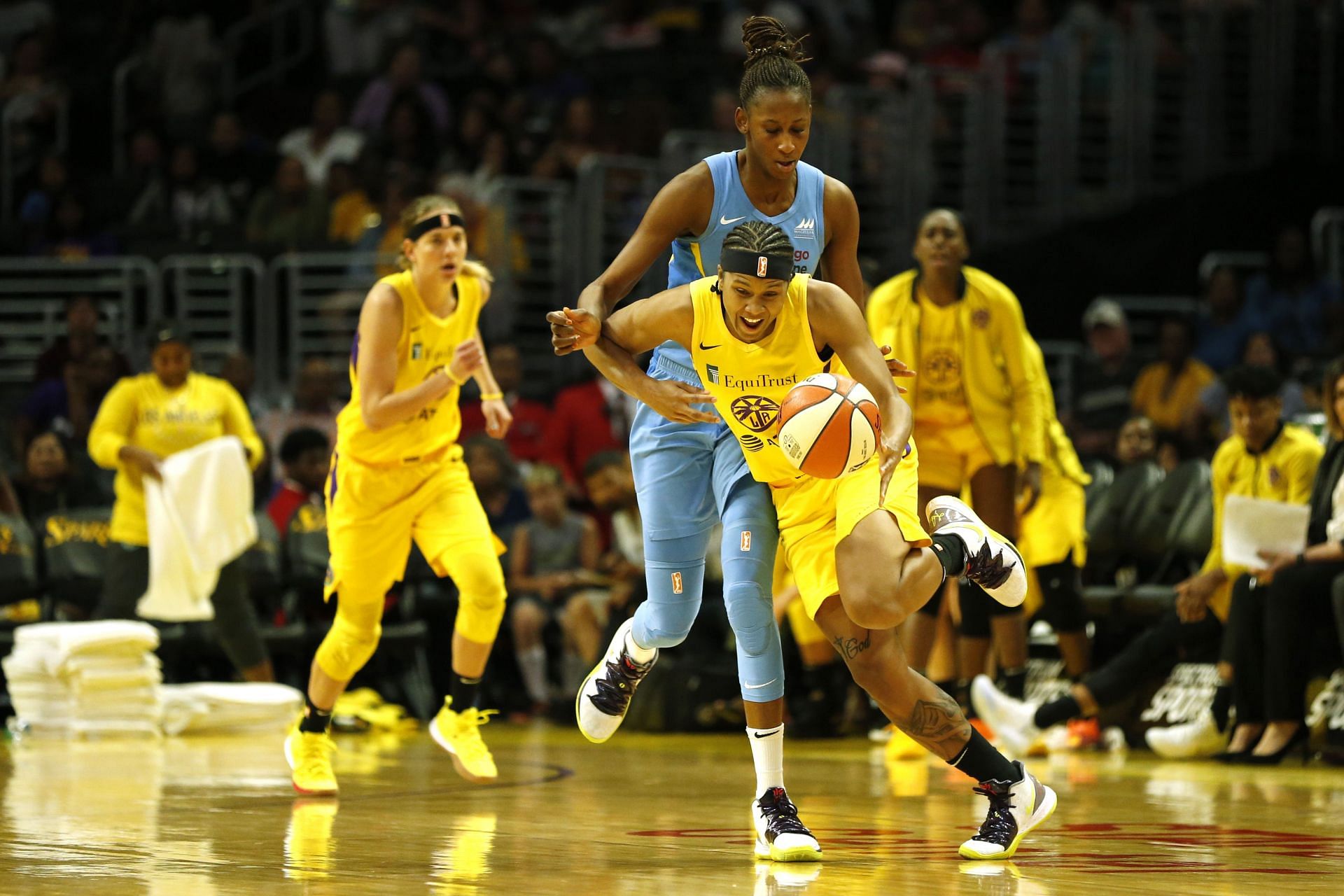 Los Angeles Sparks vs. Chicago Sky I WNBA LIVE SCOREBOARD 2023 I @baskemali  