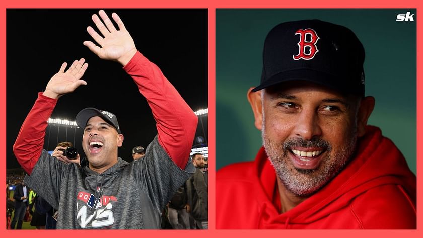 MLB fans in appreciation of Red Sox manager Alex Cora as he