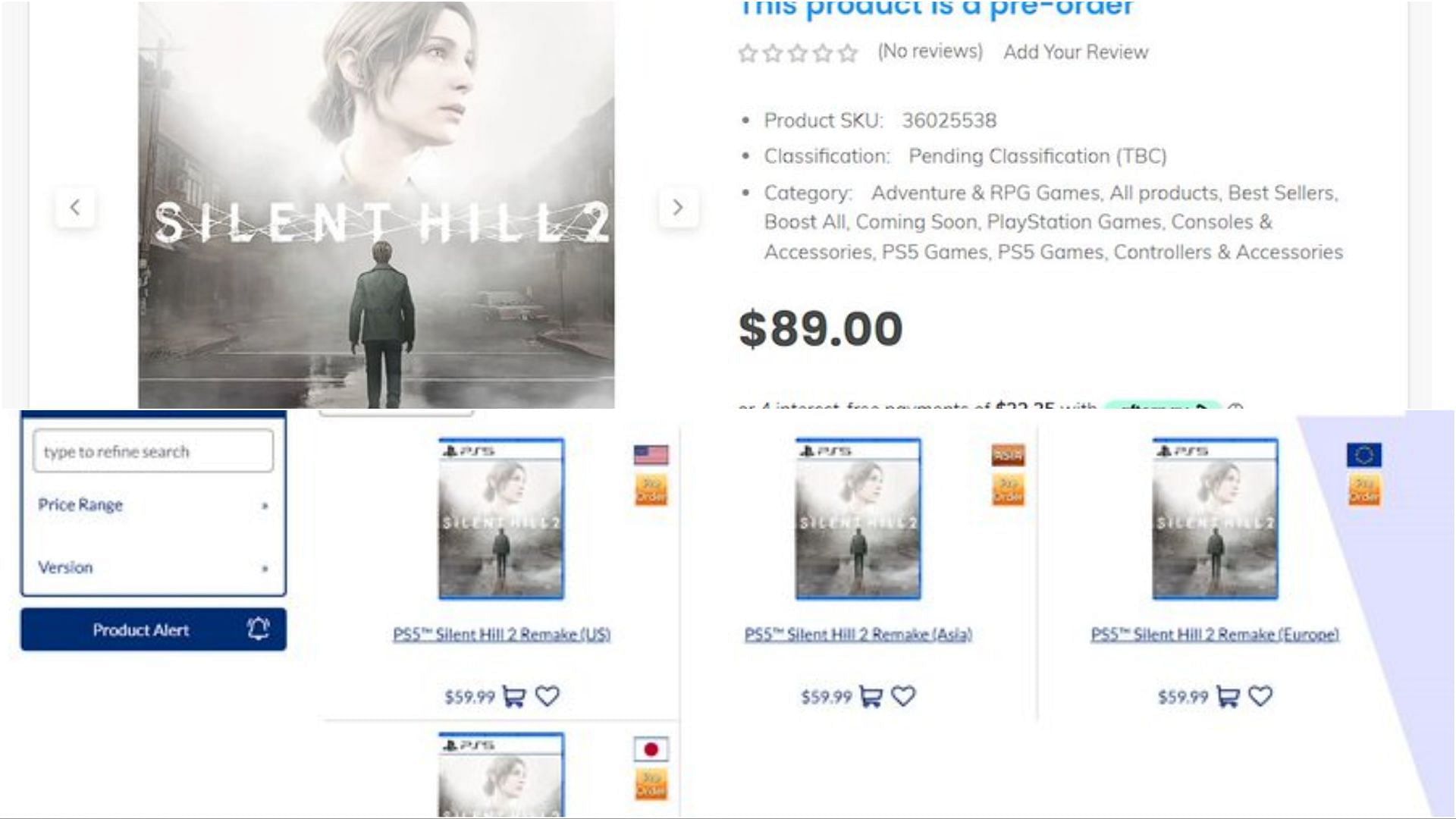 Buy Silent Hill 2 PS5 Game Pre-Order, PS5 games