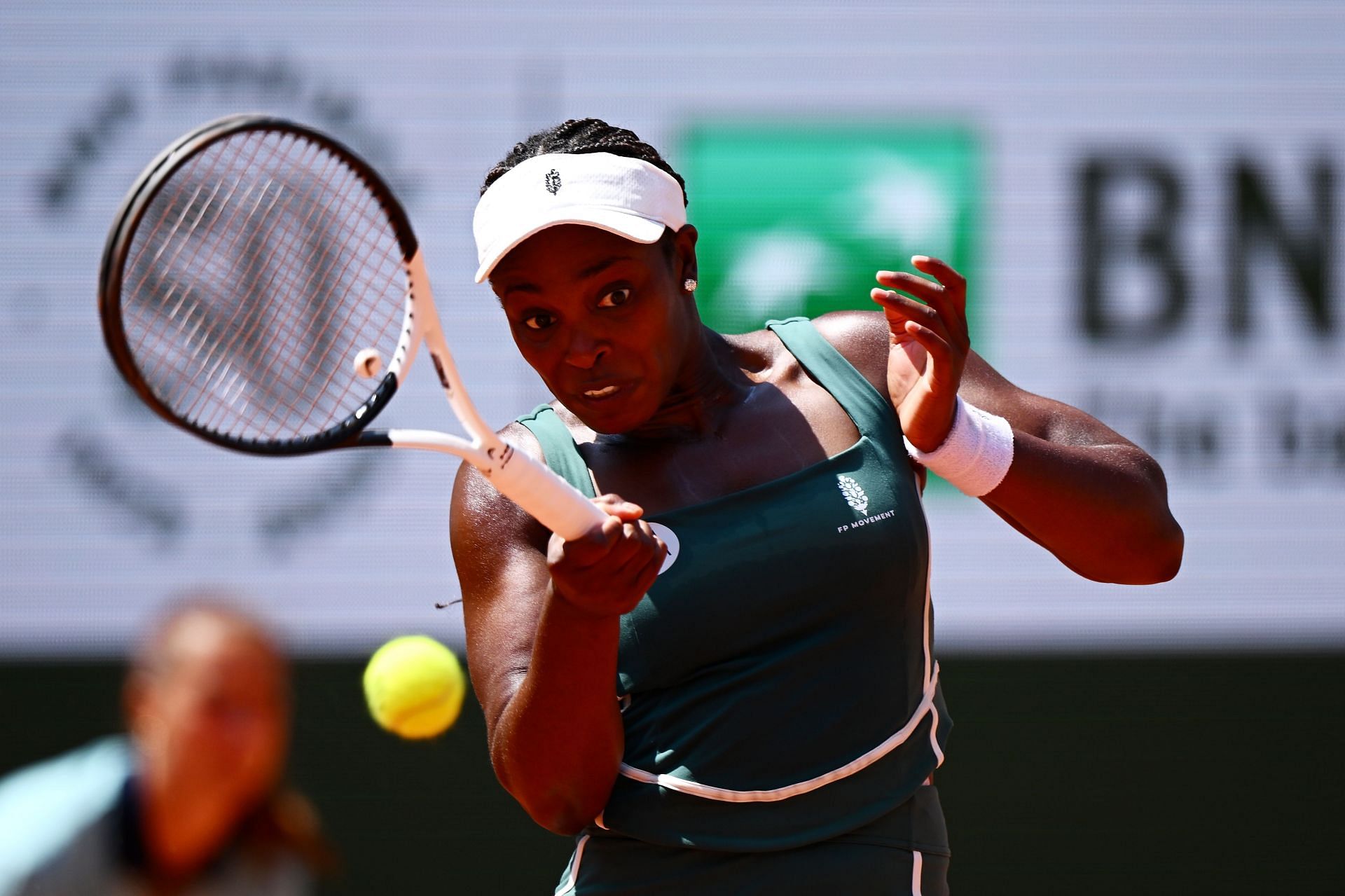 Sloane Stephens at the 2023 French Open.