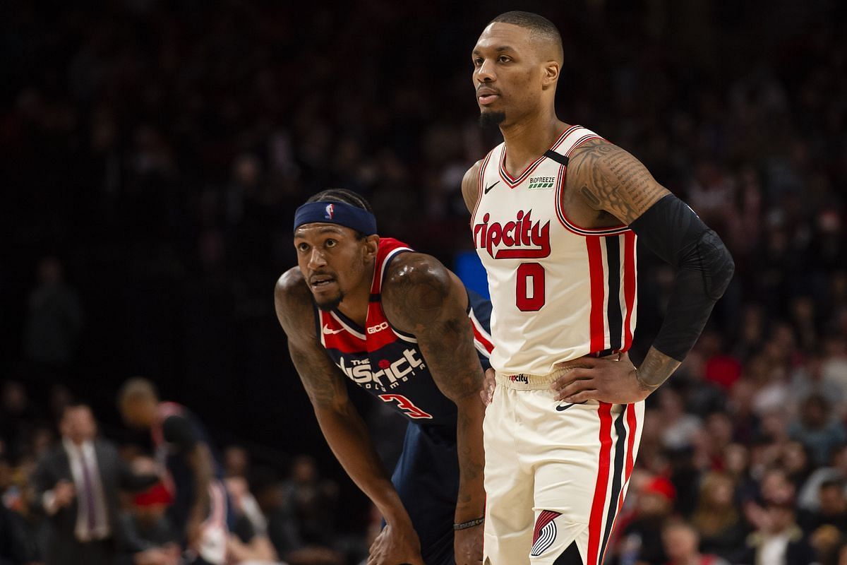 Washington Wizards star shooting guard Bradley Beal and Portland Trail Blazers superstar point guard Damian Lillard