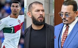 From Johnny Depp to Cristiano Ronaldo: Andrew Tate shares video exploring damaging effects of false sexual abuse charges on men