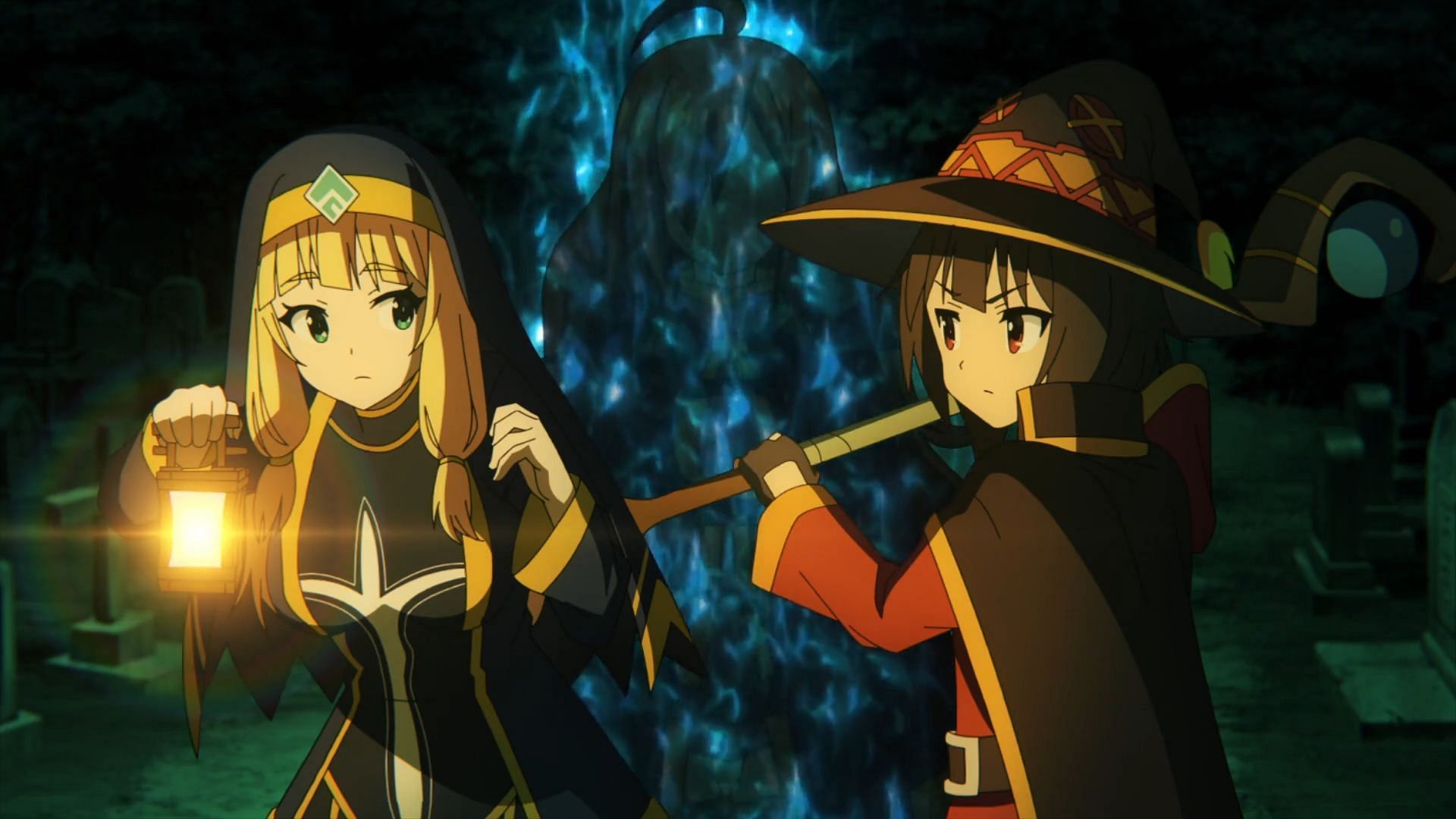 KonoSuba: An Explosion on This Wonderful World! episode 9 - Arnes gets  overpowered, Megumin and Yunyun reach Axel