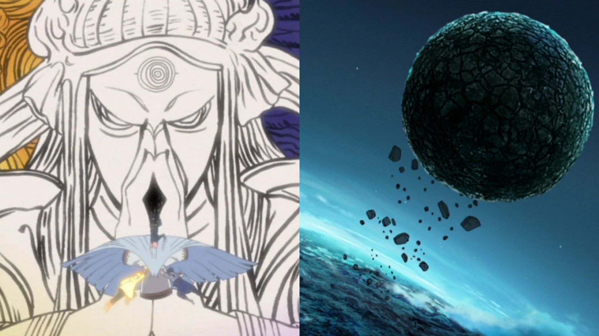 The Six Paths Chibaku Tensei can create a new moon (Image via Studio Pierrot, Naruto)