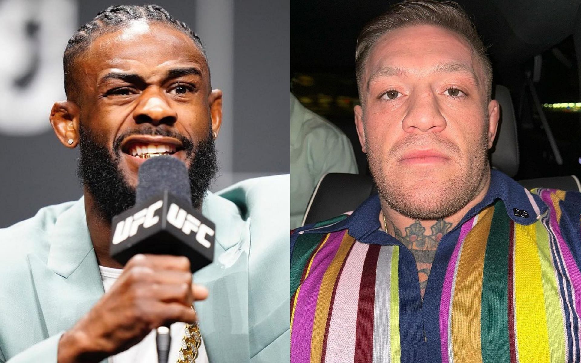 Conor McGregor (Left), Aljamain Sterling (Right) [Image courtesy: @thenotoriousmma, @funkmastermma on Instagram]