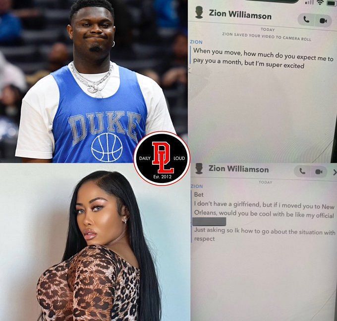 🏀 🍼 Zion Williamson is in TROUBLE WITH SOME INSANE BABY MAMA