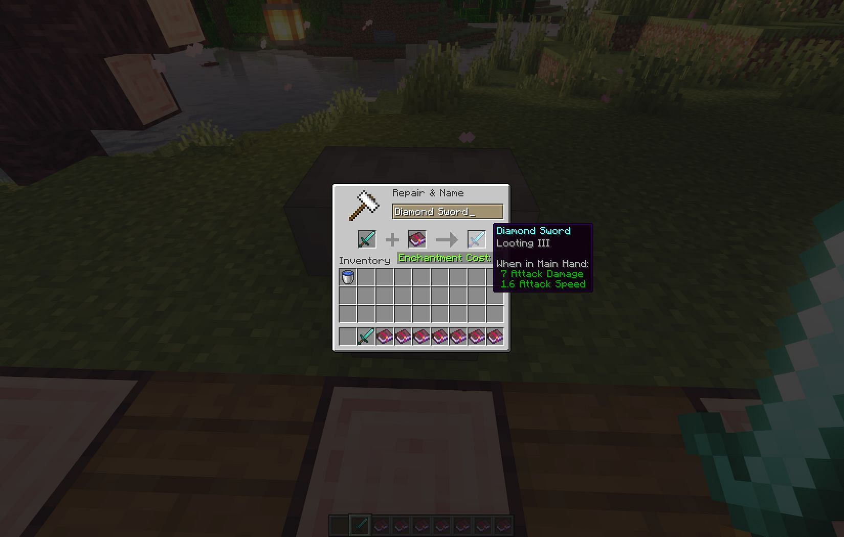 Double your loot with looting (Image via Mojang)