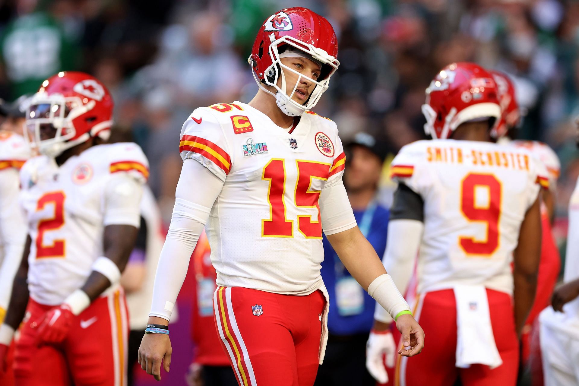 Chiefs' Patrick Mahomes reacts to Madden 99 rating