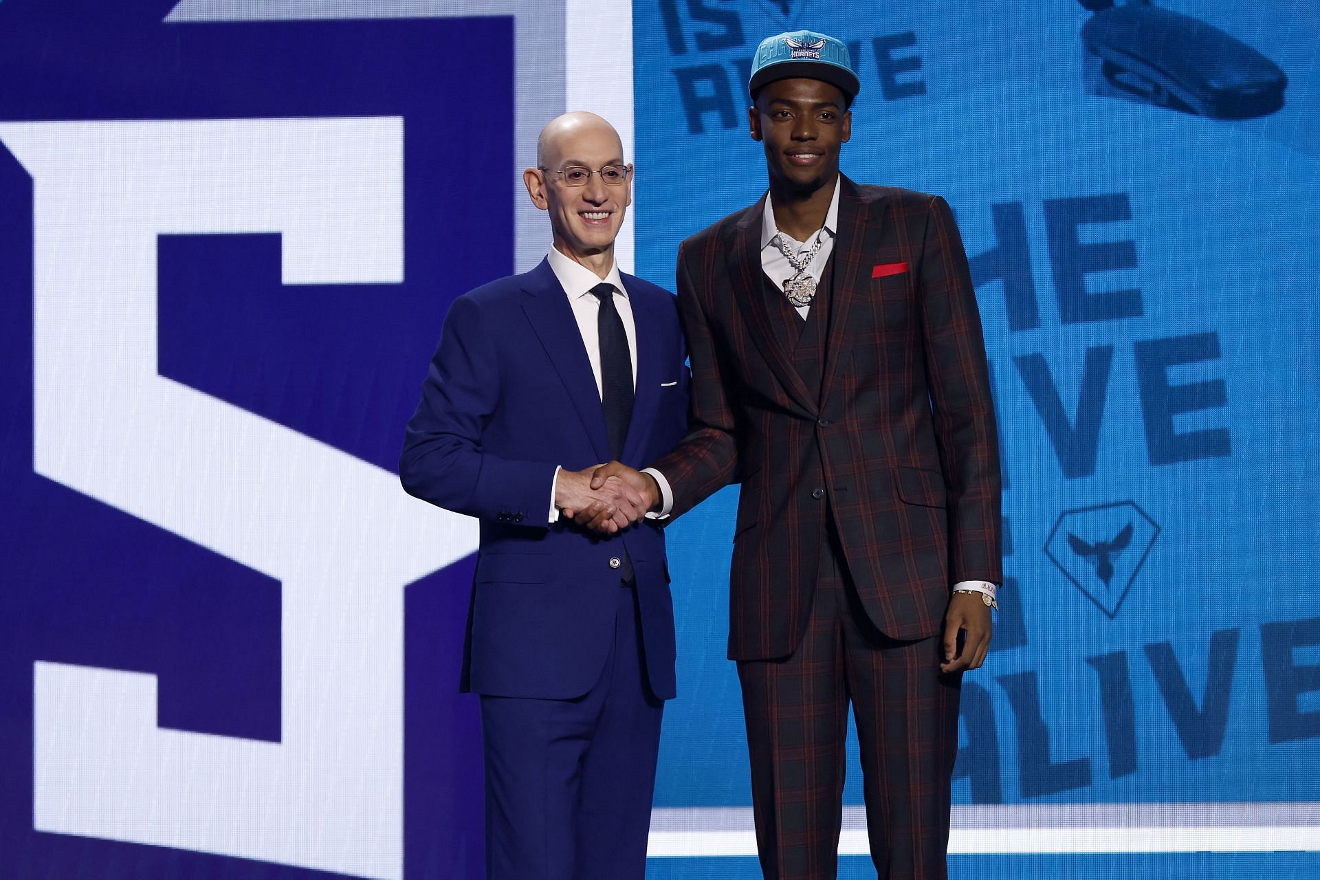 Brandon Miller was taken by the Charlotte Hornets at the 2023 NBA Draft