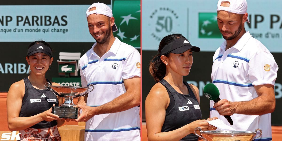 Miyu Kato and Tim Puetz are the 2023 French open mixed doubles champions.