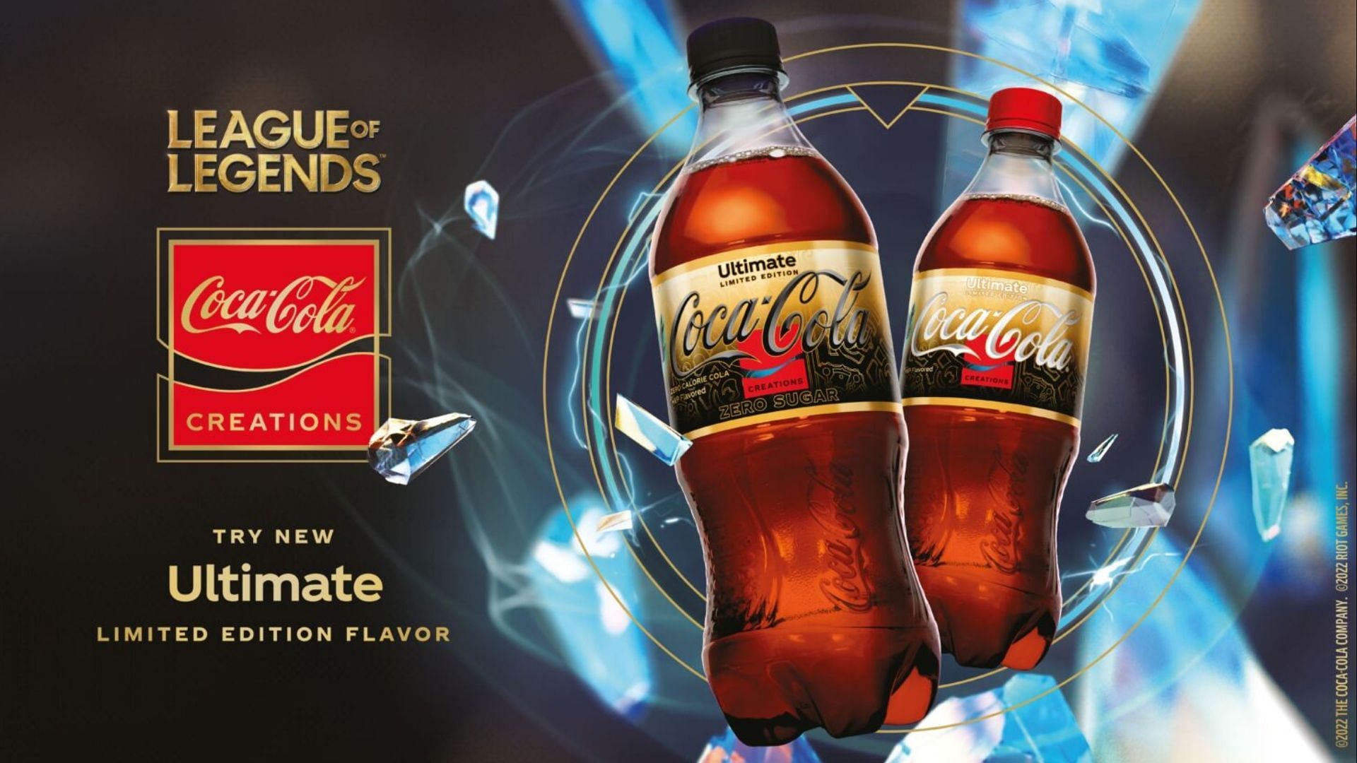 Coca-Cola and Riot Games collaborate for the launch of Coca-Cola Ultimate Zero Sugar (Image via Coca-Cola)