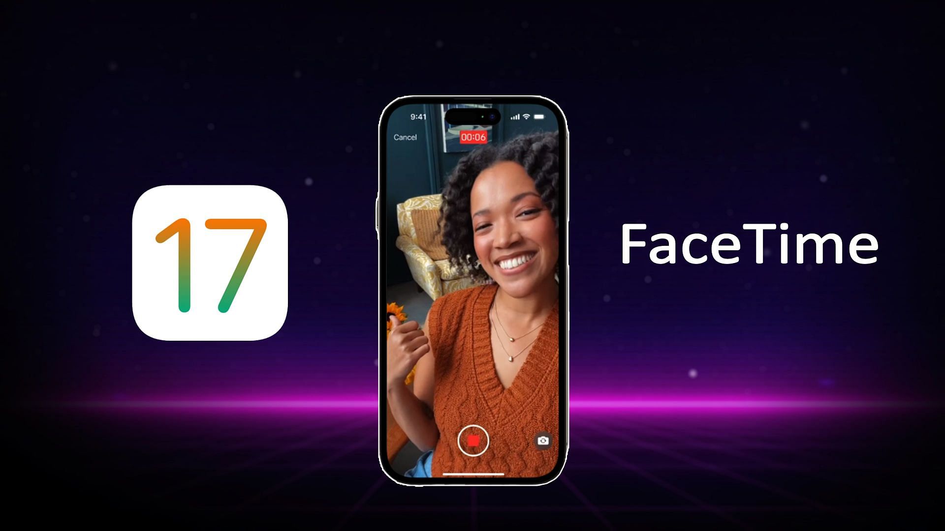 A guide on how to leave a FaceTime message on iOS 17 (Image via Apple)