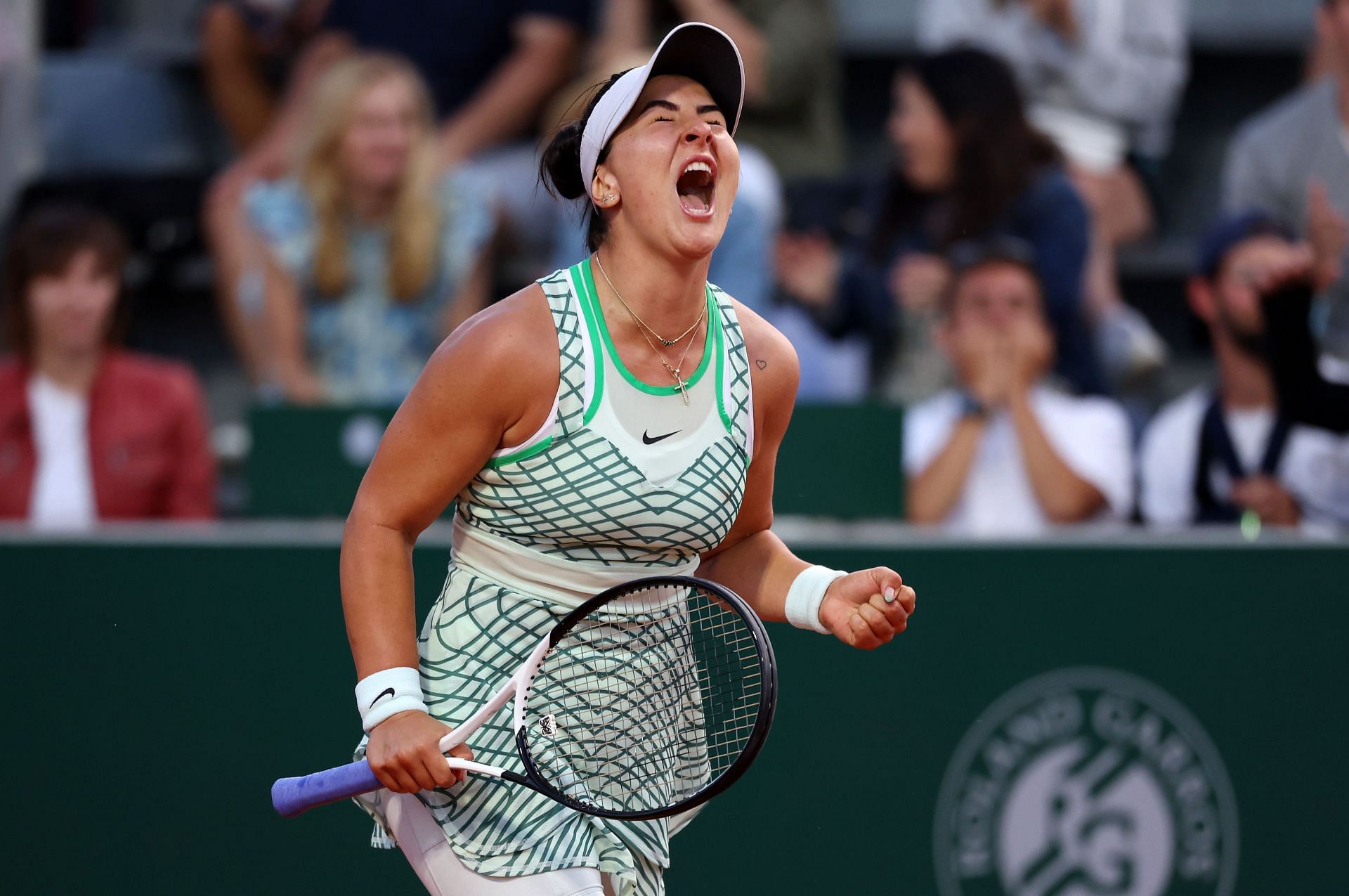 Bianca Andreescu in 2023 French Open - Day Five