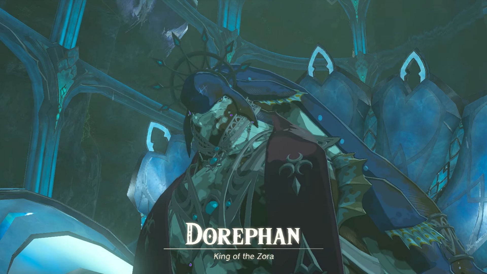 Dorephan, King of Zora (Image via Gamepillar YouTube)