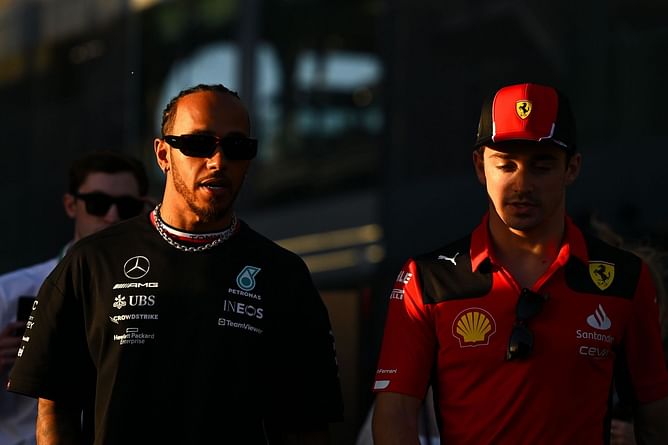 Charles Leclerc would prefer Lewis Hamilton over George Russell as a potential teammate at Mercedes, according to F1 pundit