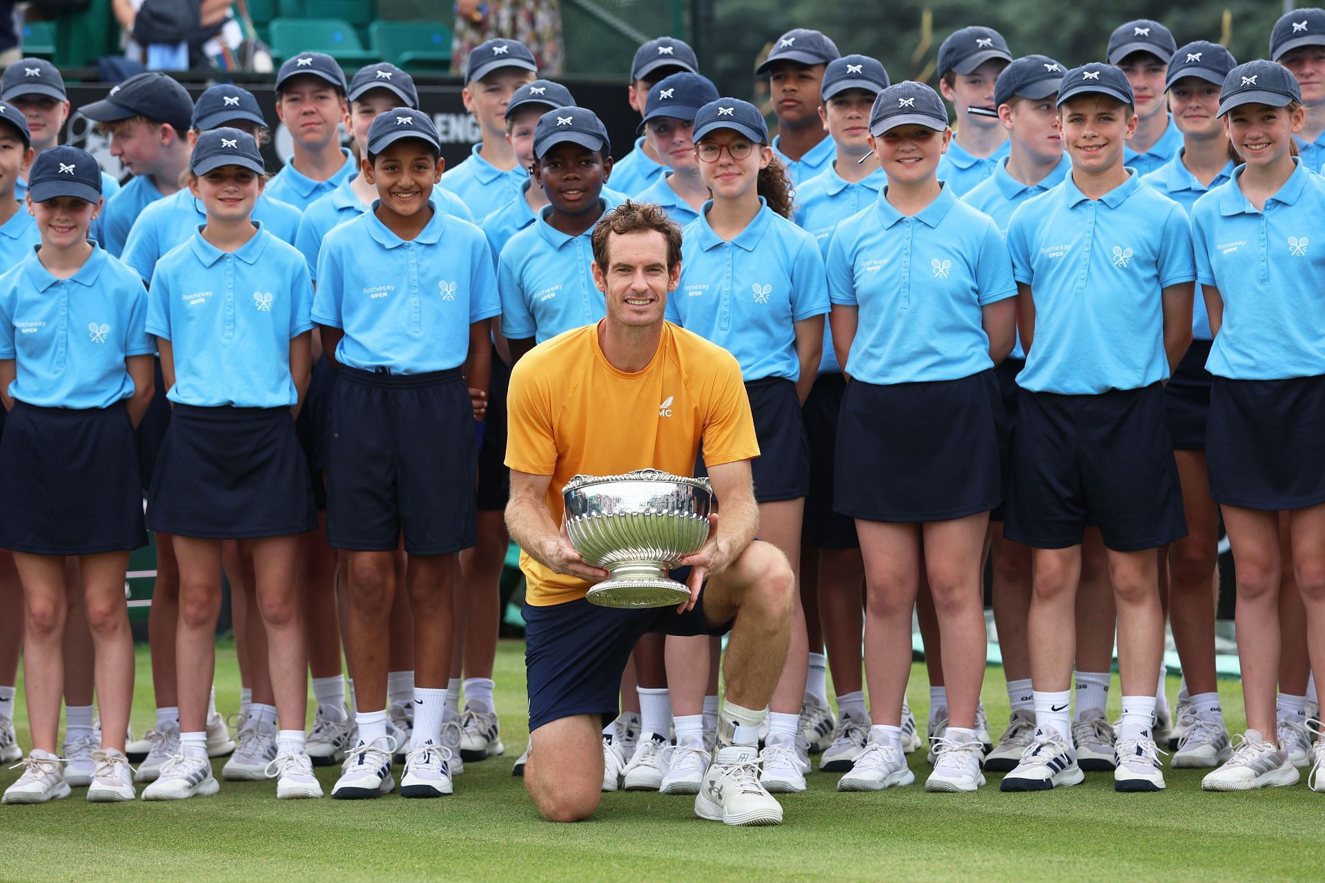 Andy Murray at the Rothesay Open in Nottingham