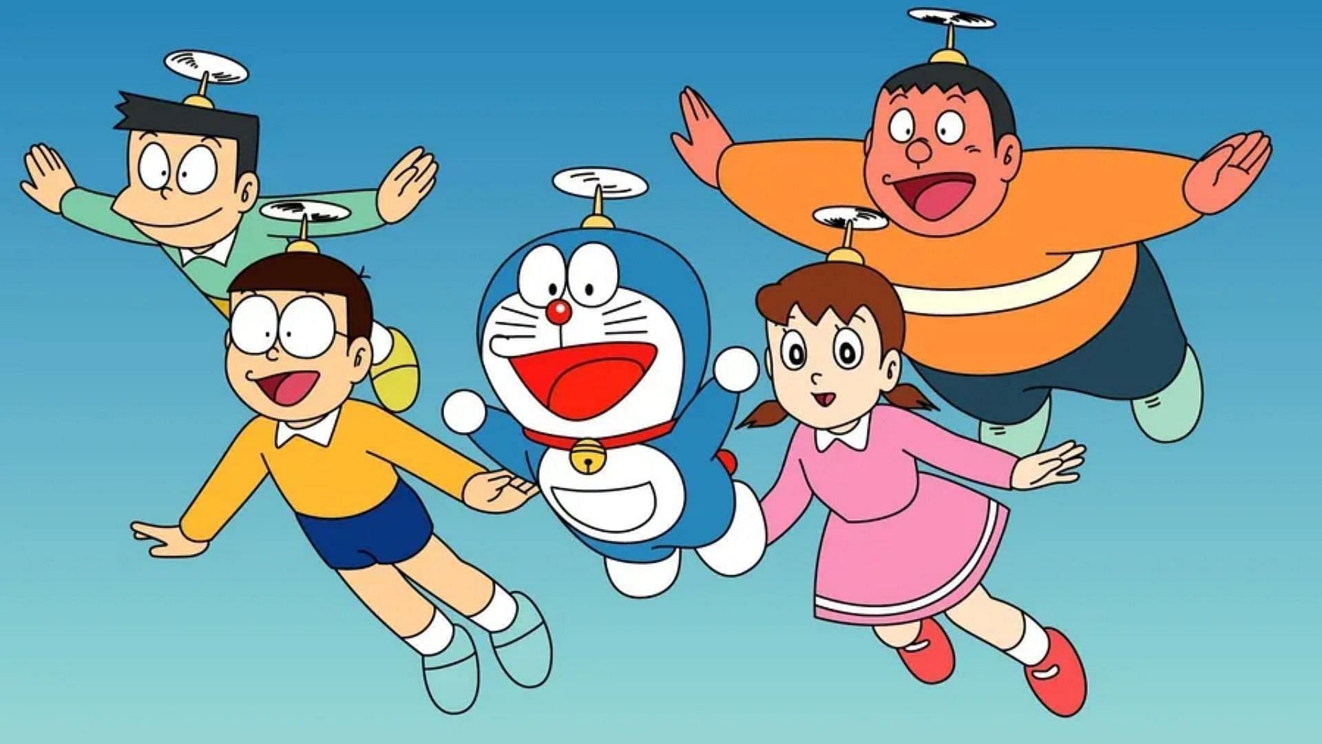 Main protagonists from Doraemon (Image via Sportskeeda)