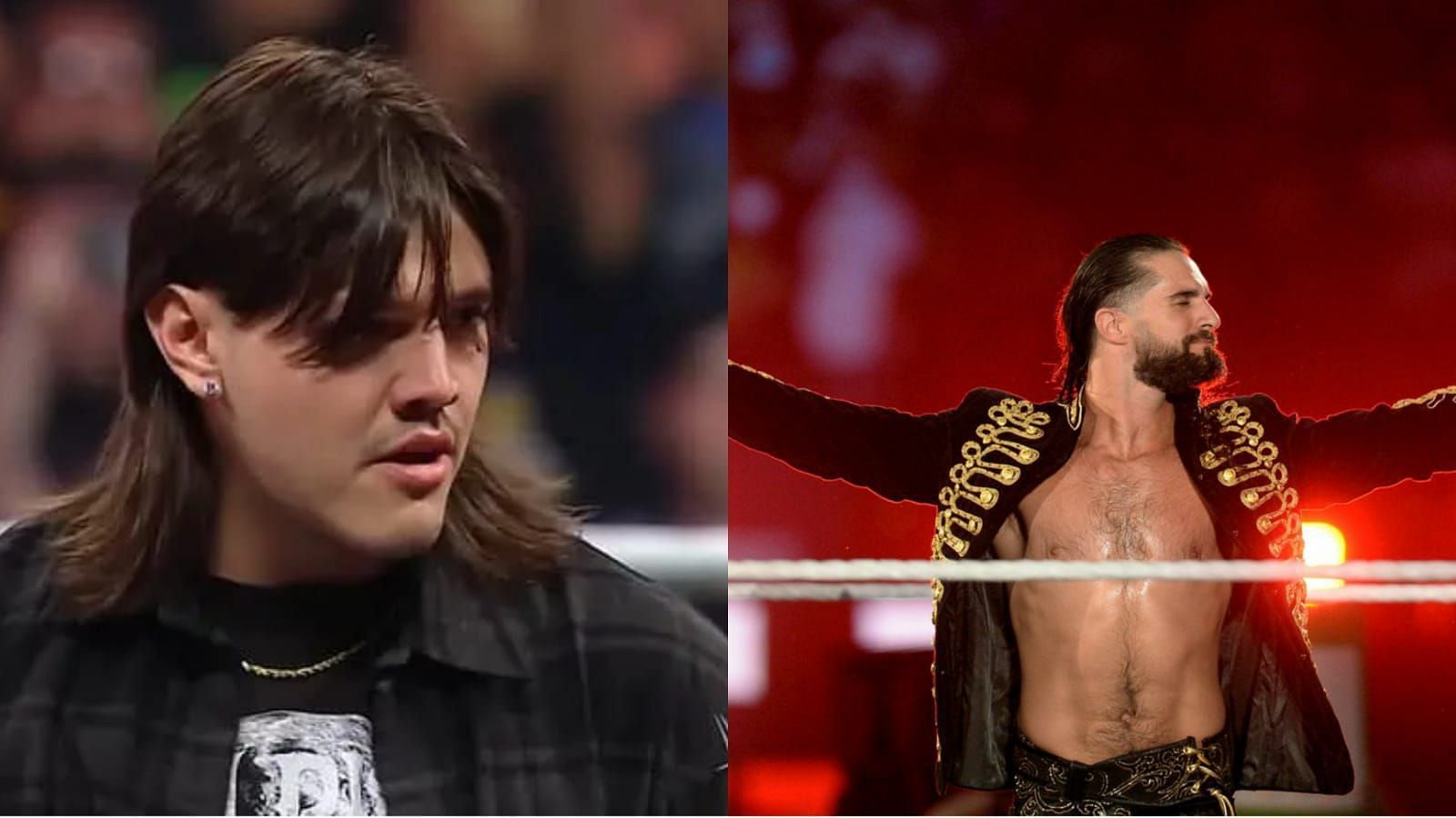 Dominik Mysterio and Seth Rollins