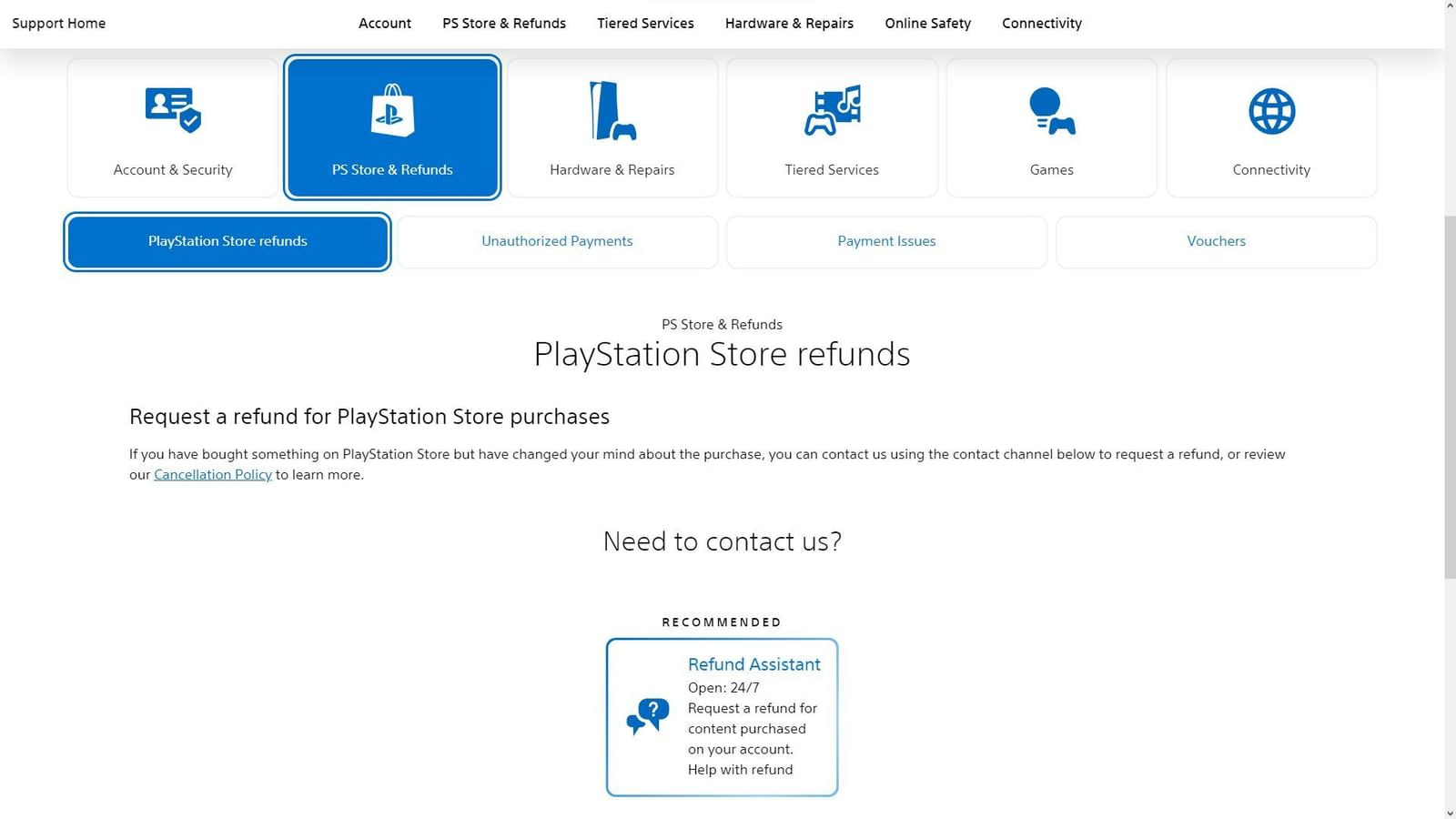 How to refund a game on PS5?