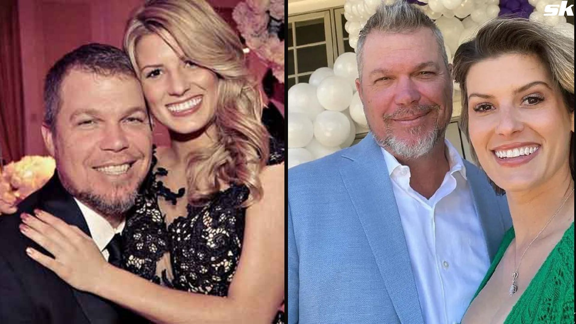 Chipper jones and his wife taylor Higgins
