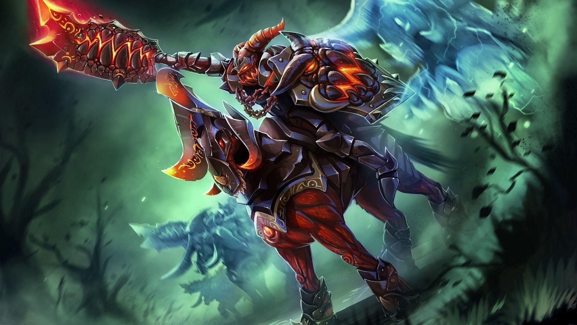 Chaos Knight invokes his Phantasm (Image via Steam)