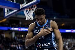 NBA Rumors- Giannis Antetokounmpo is doubtful to participate in the 2023 FIBA World Cup due to a leg injury
