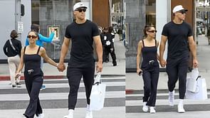In photos: Aaron Judge takes wife Samantha for shopping in Beverly Hills before Dodgers series