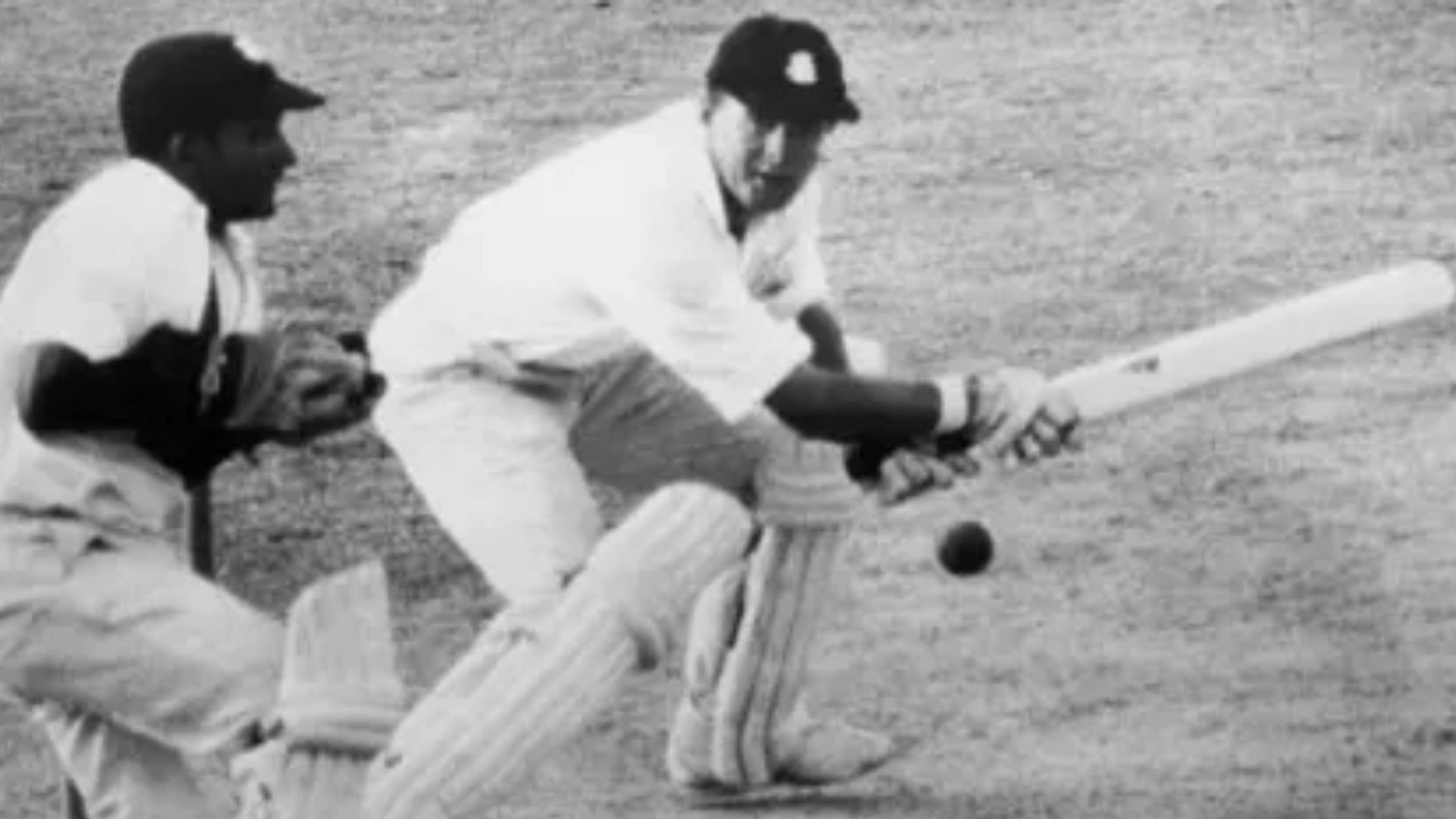 Geoffrey Boycott during his match-winning knock of 80 in the 2nd innings of the Test