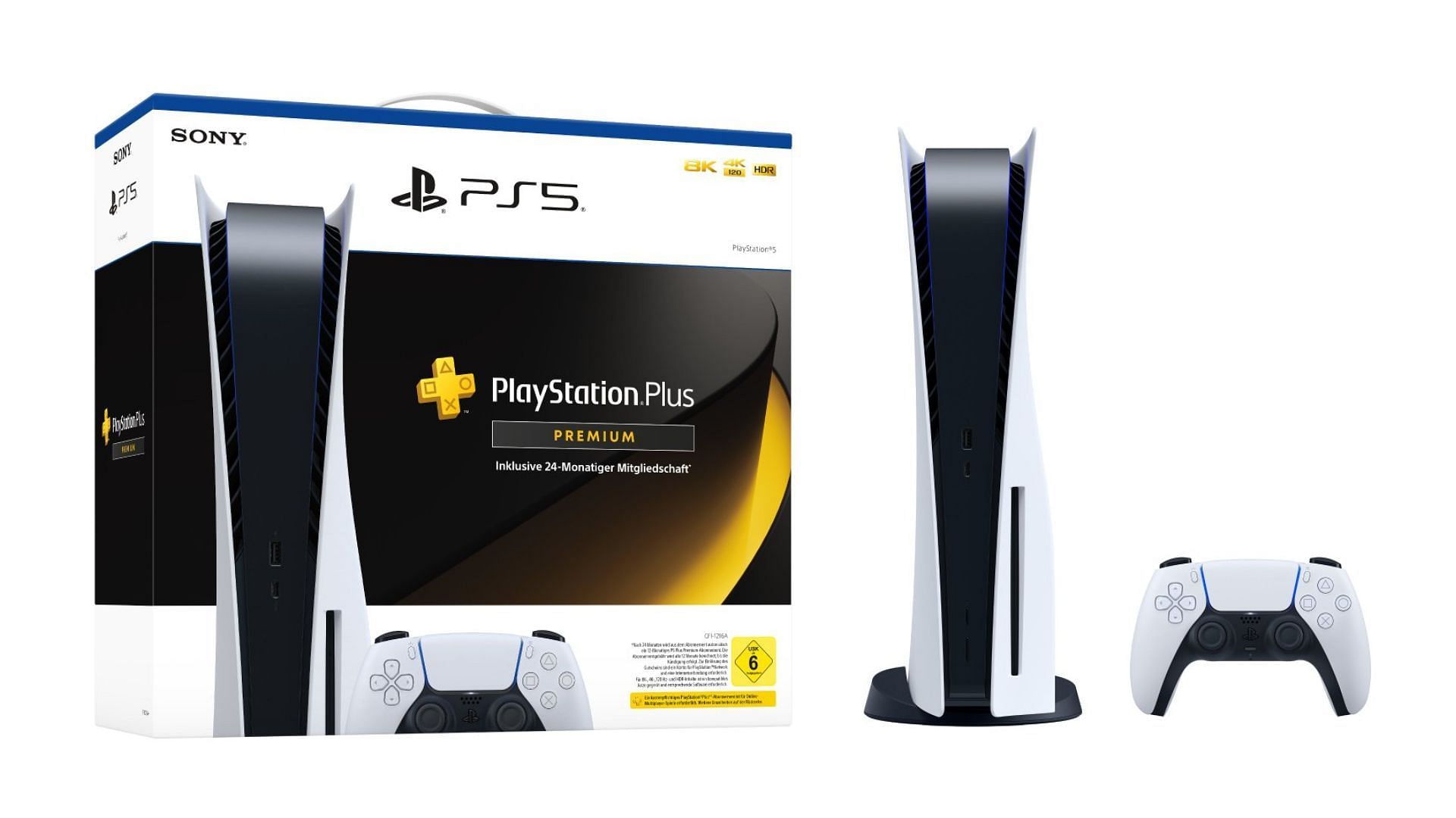 Sony PlayStation 5 with 24 Months of PlayStation Plus Premium