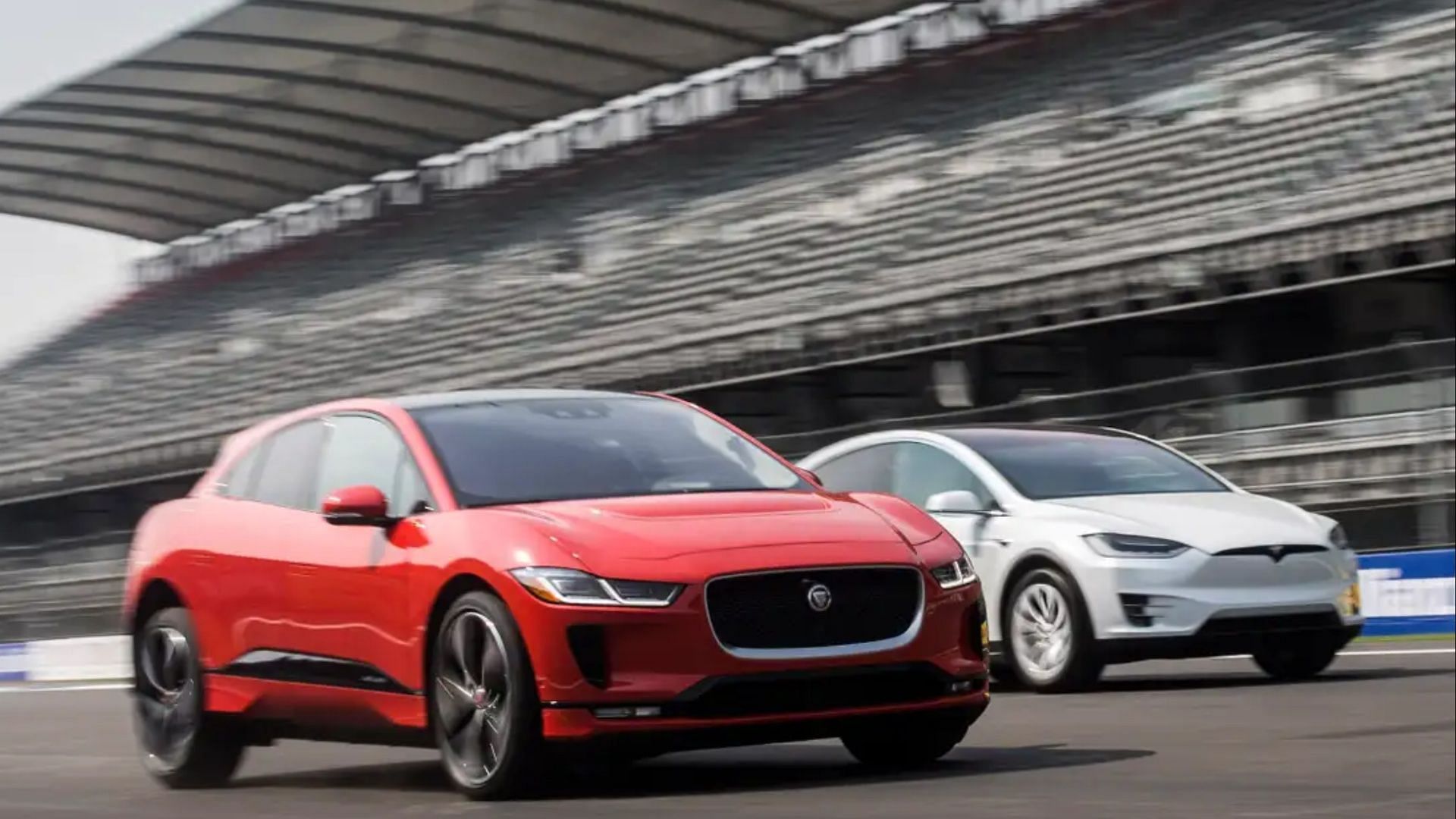 The high-voltage batteries on the recalled I-PACE electric vehicles may overheat posing fire risks (Image via Jaguar)