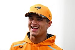 "It's like swinging a golf club, but sideways?"- F1 star Lando Norris draws parallel between golf and baseball at the London Stadium