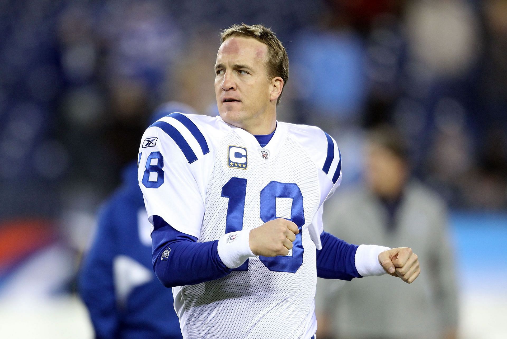 Peyton Manning played 14 seasons with the Indianapolis Colts - image via Getty